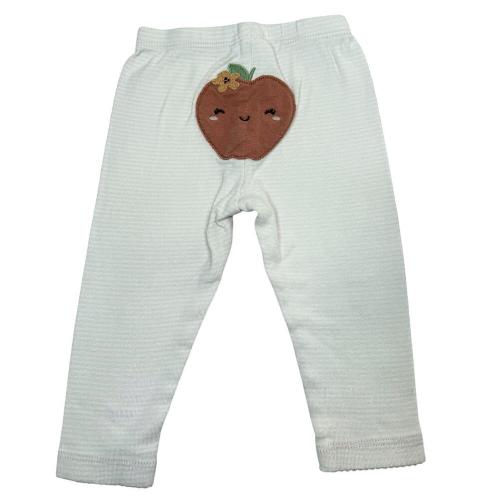 Carter's Bodysuit Bundle Baby Girl Apples Brown 9 Months - Picture 7 of 9